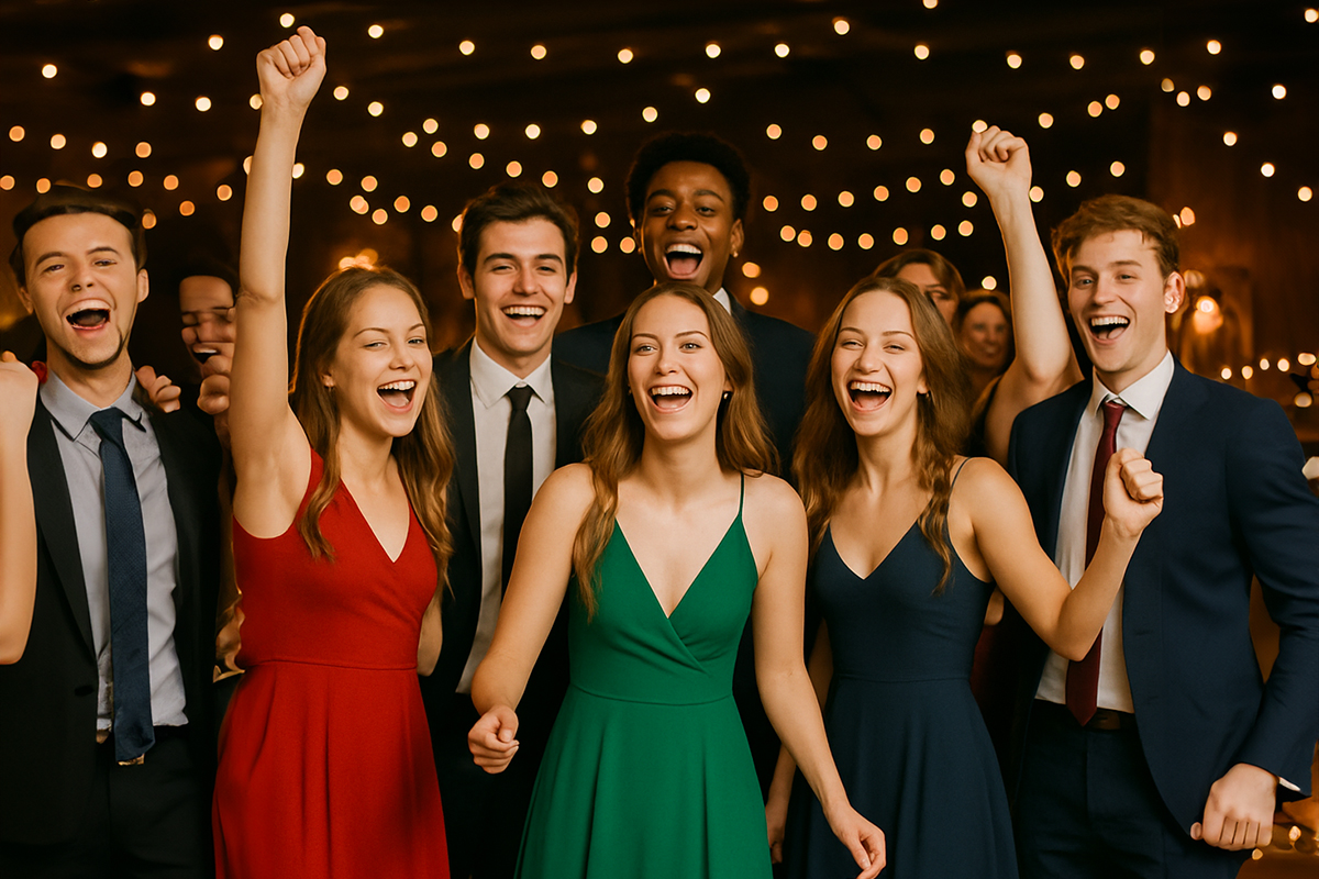 Abiball Fotograf Bochum Feier Abiball Fotograf Bochum Feier mit mehrern Leuten